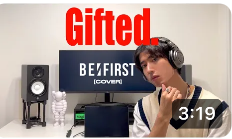 Ryuma From J-pop / J-Rock Group DROWNYOU Cover BE:FIRST “Gifted”